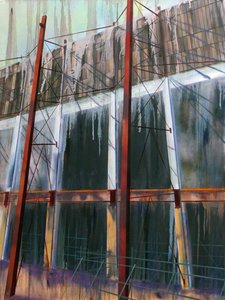 WorkinProgress 14, 2016 (huile sur toile)