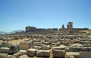 Vue des fouilles de l