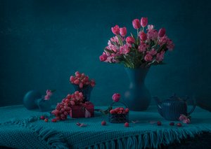 Nature morte florale à l