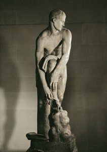 Hermès nouant ses sandales ... - Lysippos (after)
