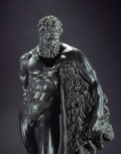 Art grec : Héraclès au repos (détail)