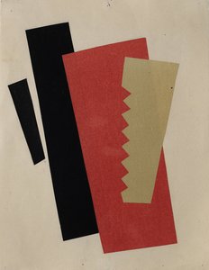 Composition Rouge-Noir-Or