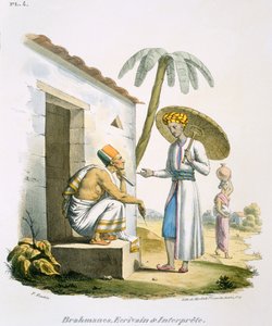 Brahmanes : un scribe et un interprète, 1827-35