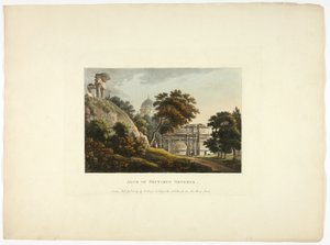 Arc de Septime Sévère, planche quatre des Ruines de Rome