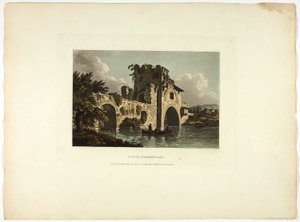 Ponte Nomentano, planche vingt-sept des Ruines de Rome