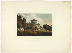 Église Sainte-Agnès, planche huit des Ruines de Rome