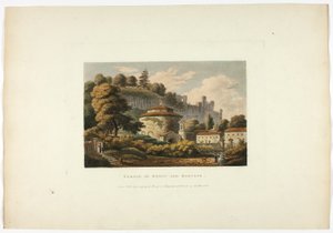 Temple de Rémus et Romulus, planche seize des Ruines de Rome