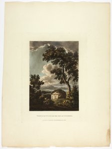 Temple de Tussis ou Dieu de la toux, planche vingt-neuf des Ruines de Rome - M. Dubourg