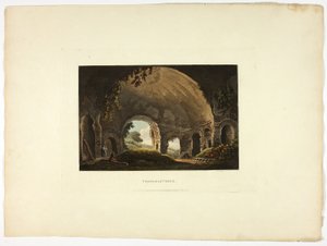 Temple de Vénus, planche trente-huit des Ruines de Rome
