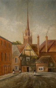 La flèche de St. Michael, Coventry, vers 1900 - M. E. Colledge