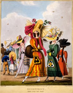Excentriques - Papillons (grands et petits), gravure réalisée par George Hunt, 1827