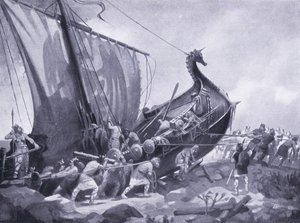 Magnus navigue autour du Mull de Cantyre AD1098, années 1920