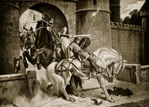 Le combat entre Guillaume et Robert à Gerberoy