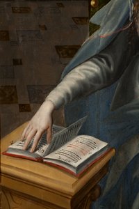 Adoration des Mages, Triptyque, Panneau droit arrière (détail)