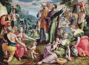 La Récolte de la manne, 1602 - Maarten de Vos