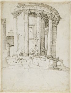 Temple rond à Tivoli - Maarten van Heemskerck
