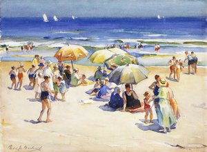 Un Après-midi à la Plage - Mabel Woodward