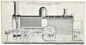 Locomotive Express de Londres et du Nord-Ouest plaque 138