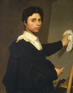 Ingres 1780-1867 jeune homme, vers 1850-60