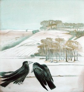 Corbeaux dans un paysage - Madeline Wyndham