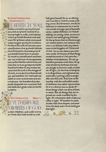 Page de texte décorée