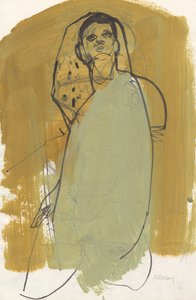 Sketchbook 22, 2025 (peinture à la détrempe, encre sur papier) - Madgalena Morey