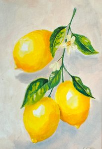 Nature morte au citron éclatant - Madison Phipps