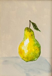 Nature morte aux poires aux couleurs vives - Madison Phipps