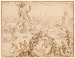 Colosse de Rhodes, 1570 - Maerten van Heemskerck