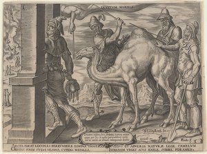 Homme riche et pauvre Lazare - Maerten van Heemskerck