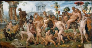 Procession triomphale de Silène - Maerten van Heemskerck
