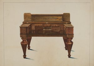 Mélodéon converti en bureau - Magnus S. Fossum