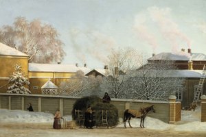 Annankatu par une froide matinée d