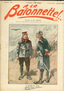 Couverture de « La Baionnette », Satirique en Couleurs