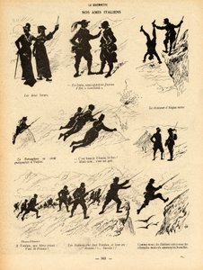 La Baïonnette, Satirique en N & B