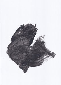Abstrait noir dynamique - Maira Ribena