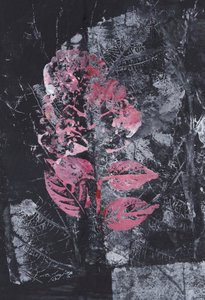 Fleur rose texturée - Maira Ribena