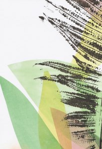 Feuilles abstraites aux couleurs vives - Maira Ribena