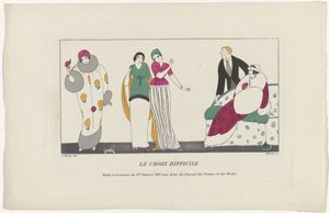 Journal des Dames et des Modes, 1er Janvier 1913 : Le Choix difficile - Maire