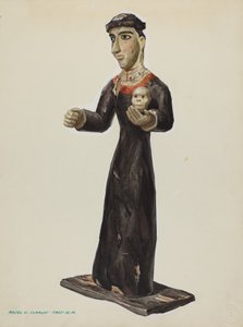 Bulto - Santa Rita, vers 1938