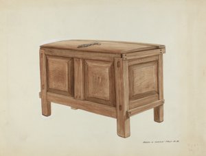 Coffre à grains, vers 1937 - Majel G. Claflin