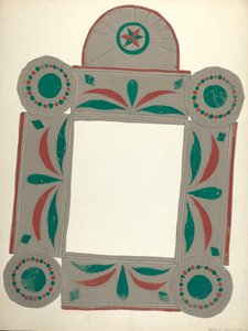 Miroir peint Lockwood