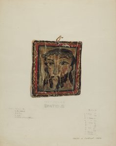 Petite tête de Christo - Retablo, vers 1940