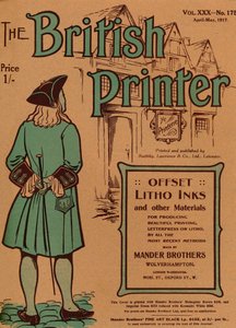 The British Printer Vol. XXX - No. 175 avril-mai, couverture 1917