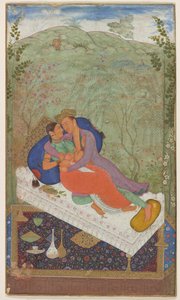 Sultan Murad et une consort, vers 1597