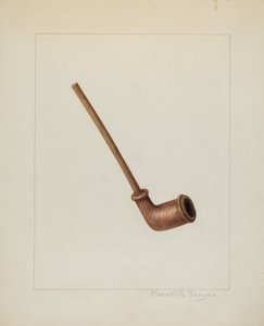 Pipe en terre, c. 1938