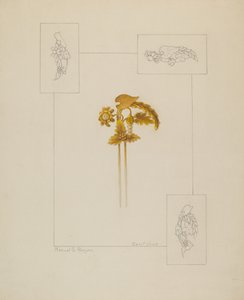 Épingle à cheveux, vers 1937