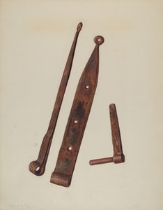 Charnières et boulon