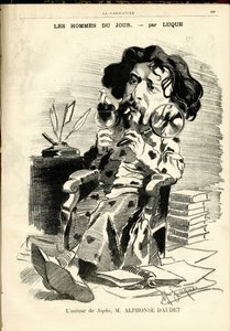 Illustration de Manuel Luque (1854-1919) pour la couverture de La Caricature (1880) - Manuel Luque