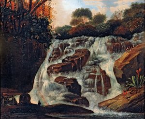 Grande cascade de Tijuca - Manuel de Araújo Porto Alegre